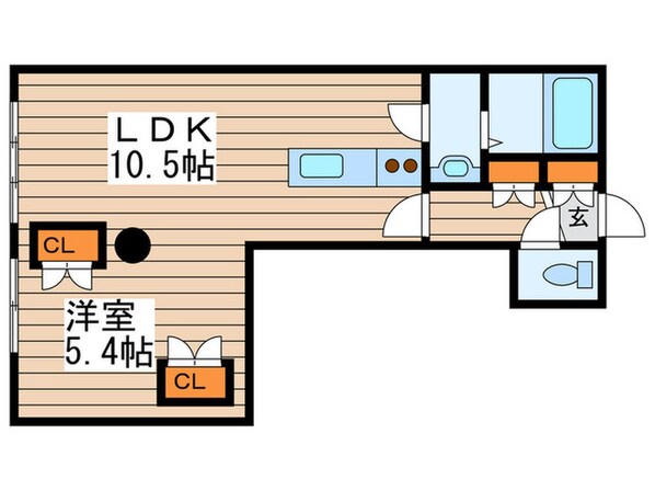 リベルタ福住の物件間取画像